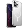 Image de Uniq etui LifePro Xtreme iPhone 15 Pro Max 6.7" Magclick Charging przezroczysty/tinsel lucent (Apple iPhone 15 Pro Max), Coque pour téléphone portable, Transparent, Argent