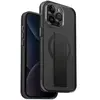 Image de Coque chargeur UNIQ Heldro Mag pour iPhone 15 Pro Max 6,7 Magclick noir/vapeur fumée
