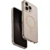 Image de Uniq Clario Magclick Charging Case for iPhone 16 Pro Max - Transparent Gold (Apple iPhone 16 Pro Max), Coque pour téléphone portable, Or, Transparent