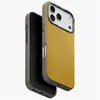 Image de Uniq Lyden DS Case for iPhone 17 Pro Magclick Charging Yellow-Gray (Apple iPhone 17 Pro), Coque pour téléphone portable, Argent, Jaune, Gris