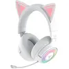 Image de Razer Kraken Kitty V3 Pro (Filaire, Sans fil), Casque gaming, Blanc