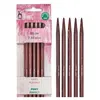 Image de Aiguilles doubles pointes 20cm bois Perfect du N°3 au N°10 - Pony(...) -
