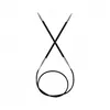Image de Aiguilles à tricoter circulaires Karbonz N°2 - 2,25 et 2,5 X 100 cm - Knitpro(...) -