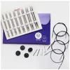 Image de Set de 8 Aiguilles interchangeables de 13 cm NOVA METAL Deluxe- Knitpro(...) - Bleu