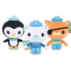 Image de Set de 3 pièces Peluche The Octonauts Barnacles Kwazii Peso 19 cm