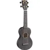 Image de Mahalo Ukulélé Soprano Slim Noir Satin + Housse