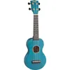 Image de Mahalo Ukulélé Soprano Slim Bleu Satin + Housse Soprano