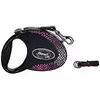 Image de Flexi Laisse déroulante pour chien en cristal Swarovski - 5 m - Noir