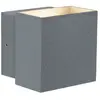 Image de Applique Cybo LED 2x3W 230V IP65 100x100 grise Paulmann