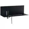 Image de Applique murale Devara noire E27 40W, interrupteur Paulmann