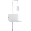 Image de Applique Calvani avec étagère USB E27 40W blanc Paulmann