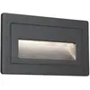 Image de Applique encastrée LED 4W 3000K IP44 noire Paulmann