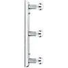 Image de Applique Regula barre L 3xE14 40W chrome blanc Paulmann
