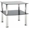 Image de Table d'Appoint en Verre Gaïa 45cm Noir