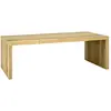 Image de Table basse 120x60x40 cm décor chêne - JULAN
