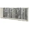 Image de Étagère Murale Vintage Love 76cm Gris