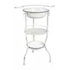 Image de Étagère 3 Niveaux Vintage Bassines 85cm Blanc