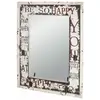 Image de Paris prix Patère avec miroir - Blanc