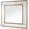 Image de Miroir Mural Anabelle 70cm Chêne & Gris