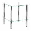 Image de Table d'Appoint en Verre Eliot 47cm Transparent