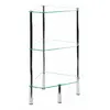 Image de Étagère d'Angle en Verre Eliot 77cm Transparent