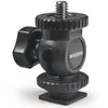 Image de KAISER ROTULE AVEC GRIFFE FLASH mâle et vis 1/4 Hauteur: 42mm - KAI6019