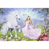 Image de Puzzle enfant La princesse des licornes - 100 pièces