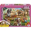 Image de Chiens et Chats Picnic Puzzle 200 pièces 43,2 x 29,1 cm