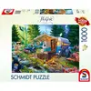 Image de SCHM58575 Puzzle 1000 pièces Scène caravane en montagne