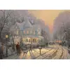 Image de Puzzle 1000 pièces A Holiday Gathering - Thomas Kinkade