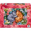 Image de Sommeil aux Pattes de Velours Puzzle 1000 pièces paysage chats endormis