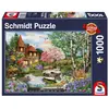 Image de Schmidt spiele Puzzle adulte Maison au bord du lac - 1000 pièces