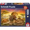Image de Schmidt spiele Puzzle 1000 pièces Lions