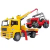 Image de BRUDER Miniature Camion de Dépannage Man TGA avec Portique