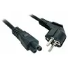 Image de ANSMANN Câble d'alimentation Schuko M - C5 Type F (CEE 7/4) - IEC-320-C5 3.00 m Noir
