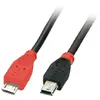 Image de Lindy 31717 Câble USB Micro-B/Mini-B OTG 0,5 m Noir