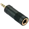 Image de Adaptateur audio Jack stéréo 3,5mm M / 6,3mm F