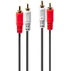 Image de Lindy Câble audio RCA - 10 m - Blanc
