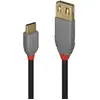 Image de Lindy 36897 Câble USB 0,15m Noir/Gris