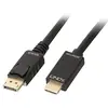Image de Lindy 36920 Câble DisplayPort vers HDMI 4K30 0,5m