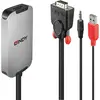 Image de Lindy Adaptateur vidéo USB-A vers VGA - 1080p - Blanc
