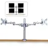 Image de Lindy Support de bureau double écran - Argent