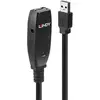 Image de Lindy Rallonge USB 3.0 active Slim - 15 m - Noir