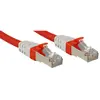 Image de LINDY Cat.6(A) S/STP - Rouge 0.3 m