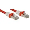 Image de Lindy Cat.6 (A) SSTP/S/FTP PIMF Premium 7.5m - Rouge