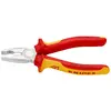 Image de Insulated combination pliers with multi-component grips, VDE-tested, chrome-plated, 180 mm