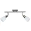 Image de Brilliant SOFIA 2x40W E14 - Acier Chrome