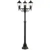 Image de Lampadaire extérieur 3 lumières - Noir