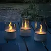 Image de Lampes à poser LED bougie - Gris fumé