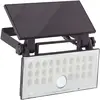 Image de BRILLIANT LUTON - Lampe murale solaire LED - Capteur de mouvement - Noir mat